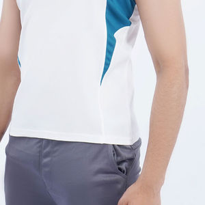 เสื้อกล้ามวิ่งออกกำลังกายแขนกุดสำหรับผู้ชายเสื้อออกกำลังกายเล่นฟิตเนสแขนกุดทำจากผ้าฝ้ายออกแบบโลโก้ได้ตามต้องการ - Product Image 4