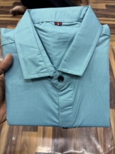 เสื้อเชิ๊ตแขนยาวสำหรับผู้ชาย, เสื้อเชิ๊ตผ้าไผ่ผ้าคอตตอน100% ทรงสลิมฟิตระบายอากาศได้ดีผ้าคอตตอนมาใหม่2024 - Product Image 6