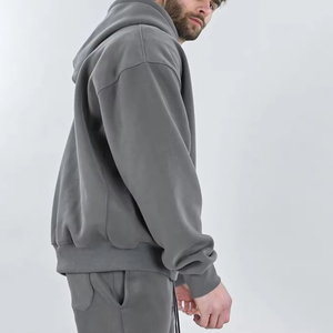 2025 personnalisé en gros Streetwear hommes sweats à capuche imprimer unisexe plaine de haute qualité coupe régulière 100% coton décontracté basics automne à capuche - Product Image 3