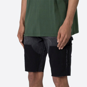 Pantalones Cortos Vaqueros de Verano para Hombre, Ligeros, Informales, de Cintura Alta, Estilo Recto con Bolsillos, Duraderos, para Clima Cálido - Product Image 1