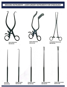 Ganchos ginecológicos de 2 puntas de alta frecuencia para cirugía láser, instrumentos de acero inoxidable con doble aislamiento, clase ginecológica - Product Image 4