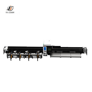 Découpeuse de tubes <span class=keywords><strong>laser</strong></span> à fibre 6000W, machine de découpe de tubes <span class=keywords><strong>laser</strong></span> à fibre 12000W à trois mandrins pour tubes et tuyaux en acier inoxydable et aluminium - Product Image 5