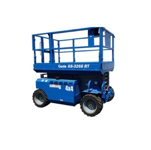 Compre un elevador de tijera para terreno áspero de 26 pies a 32 pies a la venta Equipo de elevación resistente construido para sitios de trabajo al aire libre - Product Image 1