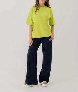 T-shirt décontracté d'été pour femme 2026 de haute qualité en coton et fibre de bambou, respirant, séchage rapide, anti-rétrécissement, broderie de logo - Product Image 5