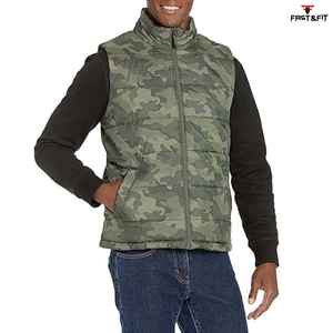 Gilets matelassés à logo personnalisé, réversibles, imperméables, respirants, pour l'hiver, nouvelle mode, veste sans manches formelle, 100% - Product Image 2