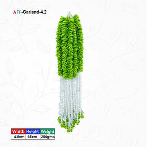 Guirnalda de flores artificiales con plástico AFF-Garland-4.2 Precio Rs.1600/10 piezas {Diferentes colores disponibles} - Product Image 2