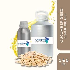 Huile de graines de concombre pure de haute qualité, pressée à froid, qualité cosmétique, huile végétale pour aromathérapie, anti-âge, soin des cheveux, soin de la peau - Product Image 1