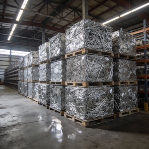 Déchets de fil d'aluminium 6063, fil d'aluminium brillant de haute pureté en balles pour la fusion industrielle et les usines de récupération des métaux - Product Image 1