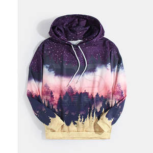 เสื้อฮู้ดพิมพ์ซับลิเมชันสำหรับผู้ชายเสื้อผ้าแนวสตรีทเสื้อผ้ากีฬาพลัสไซส์ - Product Image 1