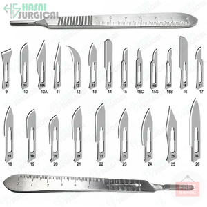 Venta al por mayor OEM personalizado nuevo artículo bisturí mango cuchillo conjunto diferentes tamaños cuchillas mango quirúrgico de acero inoxidable CEISO - Product Image 4