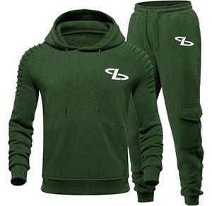 Survêtement de qualité pour hommes pour Jogging Logo personnalisé 100% coton Stone Wash Vintage Hoodie et pantalon de survêtement Jogger Set Sweat Suit - Product Image 2