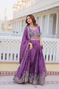 Último diseñador más tendencia llegada Super calidad Lehenga Choli para mujeres ropa de fiesta Georgette Lehenga Choli para fiesta de mujeres - Product Image 5