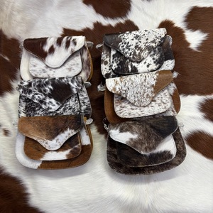 Cartera de mano de piel de vaca de estilo occidental hecha a mano de la mejor calidad, cartera elegante para mujer, bolso de mano cruzado de cuero multiusos - Product Image 6