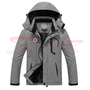 Custom Hooded Men's Windbreaker <b>Jacket</b> Zipper Knitted High Quality Waterproof <b>Plus</b> <b>Size</b> Breathable Eco-Friendly for Winter - Product Image 6