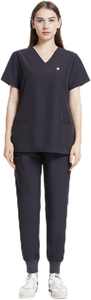 Wholesale <b>Plus</b> <b>Size</b> High Quality Unisex <b>Scrub</b> Sets Nursing Medical Hospital Uniforms Comfortable Cotton Blends Needle Detection - Product Image 2