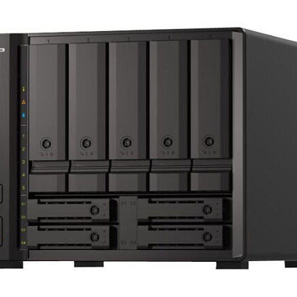 QNAP TS-h973AX-32G 9 Bay Desktop Hybrid Storage NAS Enclosure - 32 GB RAM