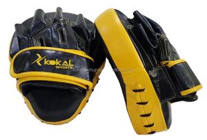 Vente en gros personnalisé poinçon de boxe cible gant gant cuir Focus Pads pour MMA Muay Thai Fitness Training - Product Image 2