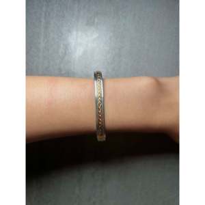 Navajo Handmade 14k Gold & Sterling <b>Silver</b> Fashion <b>Cuff</b> <b>Bracelet</b> - Product Image 4