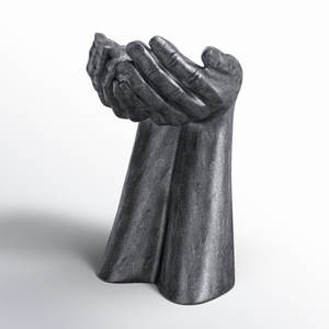 Exigente escultura de aluminio y metal de manos abiertas decoración llamativa adornos hechos a mano aspecto atractivo personalizar tamaño 2025 - Product Image 6