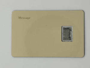 PLACHINO Carte lingot de platine pur de luxe moderne Décoration de table Japon Menthe certifiée pour les cadeaux d'affaires et le design d'intérieur - Product Image 6