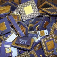 Kertas CPU prosesor keramik CPU pemulihan emas siap kirim