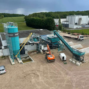 Centrale à béton électrique portable de 60 M3/h Moteur de mélange de construction mobile efficace Noyau de moteur État utilisé - Product Image 1