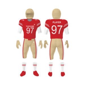 Uniforme de Fútbol Americano Sublimado en 3D Personalizado al por Mayor de Alta Calidad, Conjunto de Fútbol Americano de Compresión Personalizado, Ropa Deportiva Profesional para Equipos - Product Image 1