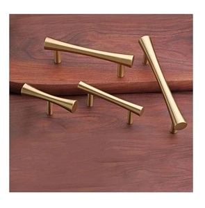 Poignées de porte en métal doré élégant Poignée de placard Poignée d'armoire en laiton fer avec des tailles personnalisées pour les exportations de l'Inde - Product Image 4