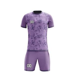 Camiseta Deportiva de Verano para Hombre, MOQ Bajo, Transpirable, de Poliéster, Cuello en V, con Nombre Impreso, Uniforme de Fútbol de Secado Rápido - Product Image 6
