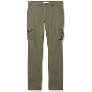 Pantalones Cargo de Hombre de Cintura Media 100% Algodón para Senderismo al Aire Libre, Ropa de Calle y Uso Casual, Corte Recto - Product Image 2