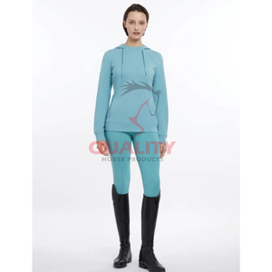 2025 Stylish women <b>horse</b> <b>riding</b> <b>hoodies</b> breathable windproof equestrian sportswear comfortable training hoodie customized - Product Image 2