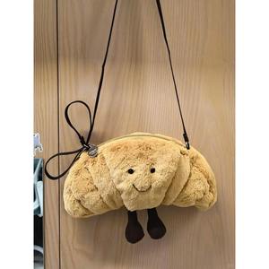 Hot-Selling Jelly Cat Crossbody <b>Bag</b> High Quality Cotton Plush Purses Cute West Highland Croissant Backpack Perfect Birthday <b>Gift</b> - Product Image 2