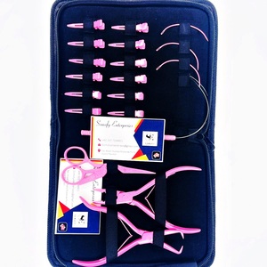 Kit inteligente de extensión de cabello humano de alta calidad de color rosa claro para uso regular al mejor precio con logotipo personalizado sostenible ecológico - Product Image 3