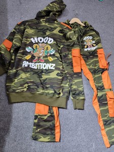 Chándal deportivo para hombre de alta calidad con logotipo personalizado, ropa de calle cortavientos, pantalones de chándal pesados con logotipo - Product Image 6