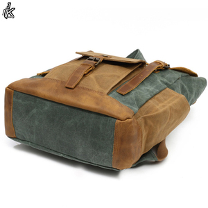 Vintage <b>Canvas</b> Backpack Travel Custom Handmade Casual <b>Back</b> <b>Pack</b> Sport Outdoor Best Quality Bag - Product Image 4
