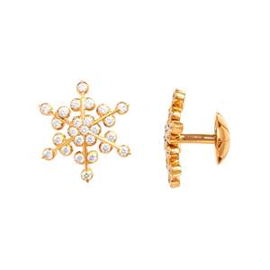 Pendientes elegantes con diamantes - Product Image 2
