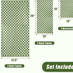 Ensemble de 6 serviettes de bain en coton de haute qualité, respirantes, écologiques, séchage rapide, absorbantes, douces, en tissu éponge, pour hôtels et spas - Product Image 3