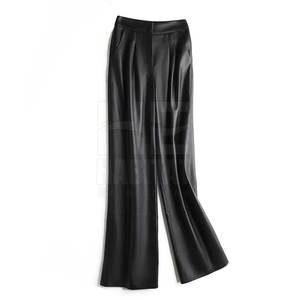Pantalones de cuero ligeros para mujer, los más vendidos, para uso casual, de primera calidad. - Product Image 2