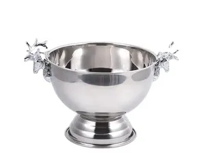 White royals CB03ชุบเงินอาหารเกรด304สแตนเลสเป็นมิตรกับสิ่งแวดล้อมสำหรับชามน้ำแข็งถังเบียร์ตู้แช่ไวน์ - Product Image 1