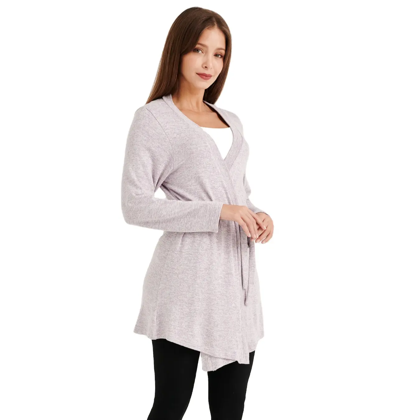 Beste Qualität Frauen Daily Ware Casual Damen Cardigan Sweater Baumwoll mischung Strick Stylish Cardigan Sweater zum Verkauf
