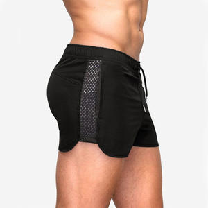 2022 pantalones cortos para correr de verano con logotipo personalizado para hombre, ropa deportiva de entrenamiento muscular para culturismo bordada Doble - Product Image 1