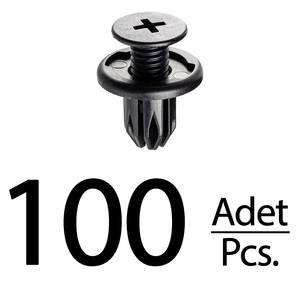 Clips para Panel de Parachoques para Mini Opel Antara Ssangyong Subaru Sumo - 100 Piezas - Product Image 1