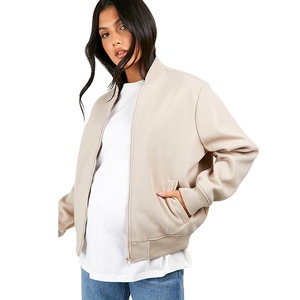 Veste pour femme en coton 100% personnalisée, streetwear, de haute qualité, unie, vente en gros, vêtements d'hiver, fermeture éclair intégrale, veste longue pour femme - Product Image 5