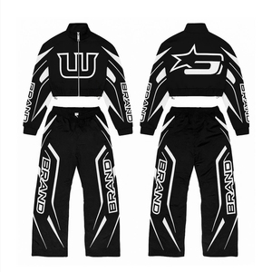 Conjunto Deportivo Personalizado con Logotipo, Chándal Oversize de Nailon, Conjunto para Correr, Entrenamiento, Chaqueta Cortavientos Elástica de Nailon, Traje Deportivo - Product Image 6