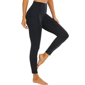 Pantalones de Yoga de cintura alta Scrunch Butt Fitness Activewear Medias Steel Blue Gym Wear Leggings para mujeres Legging Servicios OEM - Product Image 3