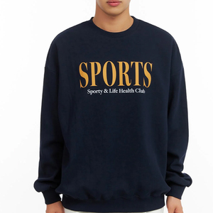 Sudadera de Hombre Estilo Urbano, Corte Holgado, Colorblock, Informal, para Invierno 2026 - Product Image 1