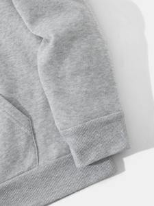 Venta al por mayor 350 GSM 100% algodón mezclado Sudadera con capucha pulóver de alta calidad de los hombres en blanco de gran tamaño Sudadera con capucha de lana - Product Image 3