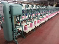 Machine à bobiner textile manuelle à grande vitesse, double tête, Pirovano Ratti, 80 broches, 800 m/min, 380 V, 3 kW, pour soie et nylon