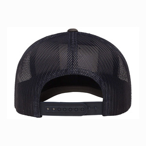 Casquette de baseball brodée à 6 panneaux en polyester/coton, style Hip Hop Trucker, personnalisable avec logo, noire, vierge, pour la plage, vente en gros - Product Image 4