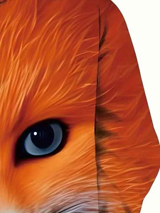 Sweat à capuche homme imprimé renard 3D Pull à manches longues Street Style Sweatshirt Oversized Full Zip Us coton Thermal - Product Image 2